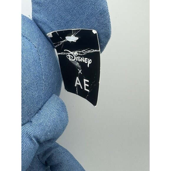 Mickey Mouse Disney X AE American Eagle Blue Denim Special Edition Plush 13" - Picture 5 of 11